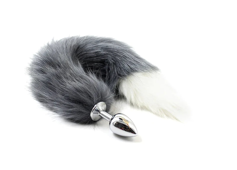 Fox Tail Butt Plug Bondage Toy for Intimate Play