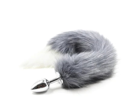 Fox Tail Butt Plug Bondage Toy for Intimate Play