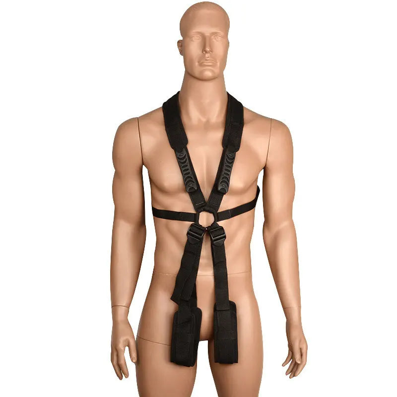 Sex Products Adults Games BDSM Bondage Handcuffs Erotic Adult Games Erotic Man Couples Nylon Swinging Belt Restraint Set