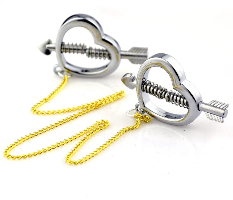 Stainless Steel Adjustable Nipple Clips Erotic Goods Nipple Stimulation Breast Bondage Restraint Fetish Bdsm Sex Toy for Woman