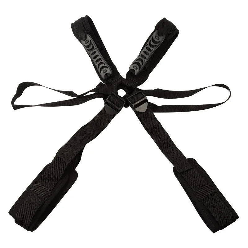 Sex Products Adults Games BDSM Bondage Handcuffs Erotic Adult Games Erotic Man Couples Nylon Swinging Belt Restraint Set