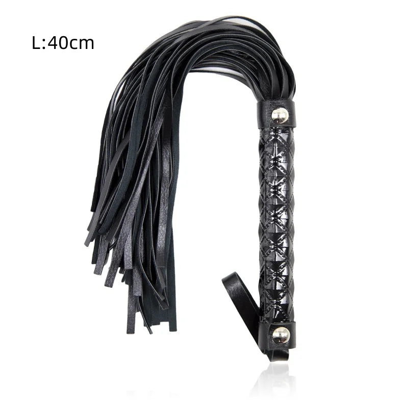Adult Products Whip With Diamond Pattern Handle Bdsm Kits Slave Lash Flogger Spanking Erotic Games Blindfold Sex Toys For Women