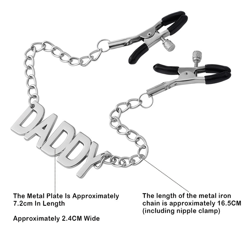 SM Couple Games Bondage Woman Clitoral Nipple Stimulation Clamps Bdsm Fetish Slave Role Play Exotic Intimate Erotics Accessories