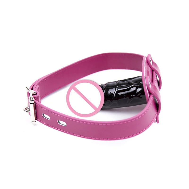 Open Mouth Dildo Gag Penis Plug Oral Sex Toys For Women Men Bdsm Bondage Restraints Adult Games Sexyshop Couple Erotic Products