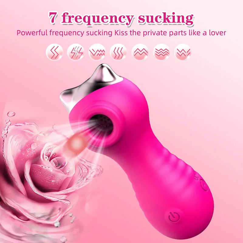 Powerful Clitoris Sucker Nipple Vibrator Female Vagina Sucking Vacuum Stimulator Tidal Masturbator Sex Toys for Women Adults 18