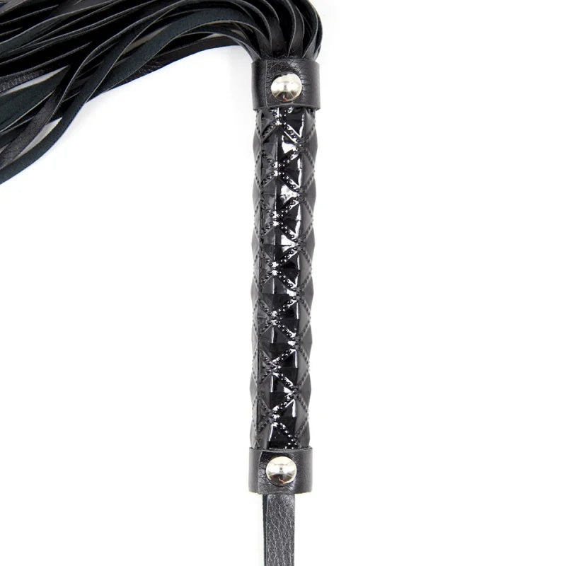 Adult Products Whip With Diamond Pattern Handle Bdsm Kits Slave Lash Flogger Spanking Erotic Games Blindfold Sex Toys For Women