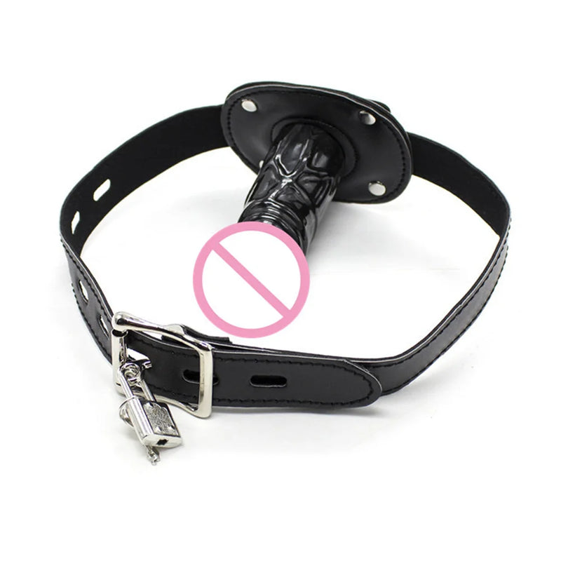 Open Mouth Dildo Gag Penis Plug Oral Sex Toys For Women Men Bdsm Bondage Restraints Adult Games Sexyshop Couple Erotic Products
