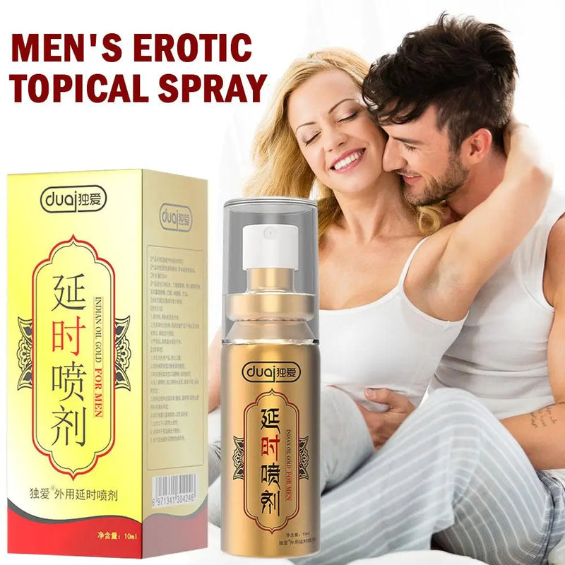 Men's Sex Delay Spray For Men Indian Oil Sexo Massage Oils Retard Ejaculation Erection for Women Men Adult products