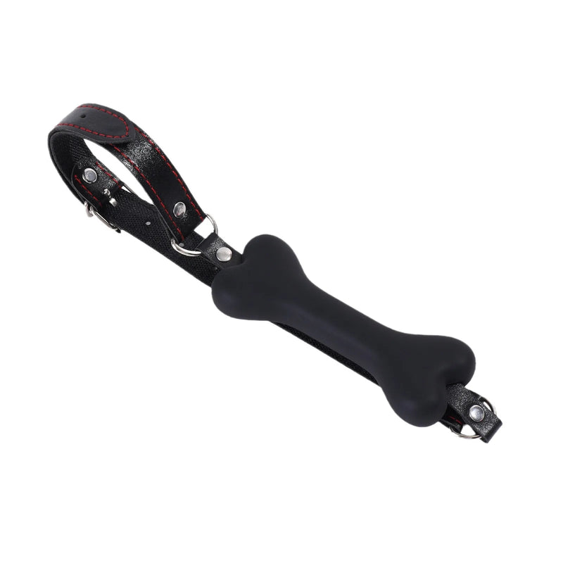 BDSM Sex Harness Mouth Adult Toys Silicone Dog Bone Ball Gag Open Mouth Gag Ball Bdsm Bondage Sex Products Sm Sex Toys for Women