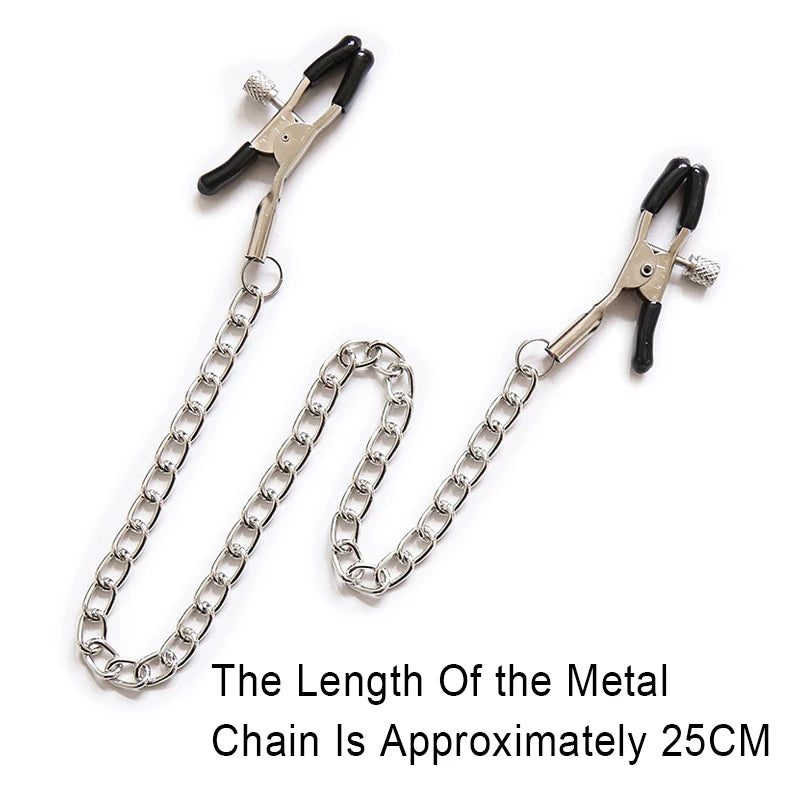 SM Couple Games Bondage Woman Clitoral Nipple Stimulation Clamps Bdsm Fetish Slave Role Play Exotic Intimate Erotics Accessories