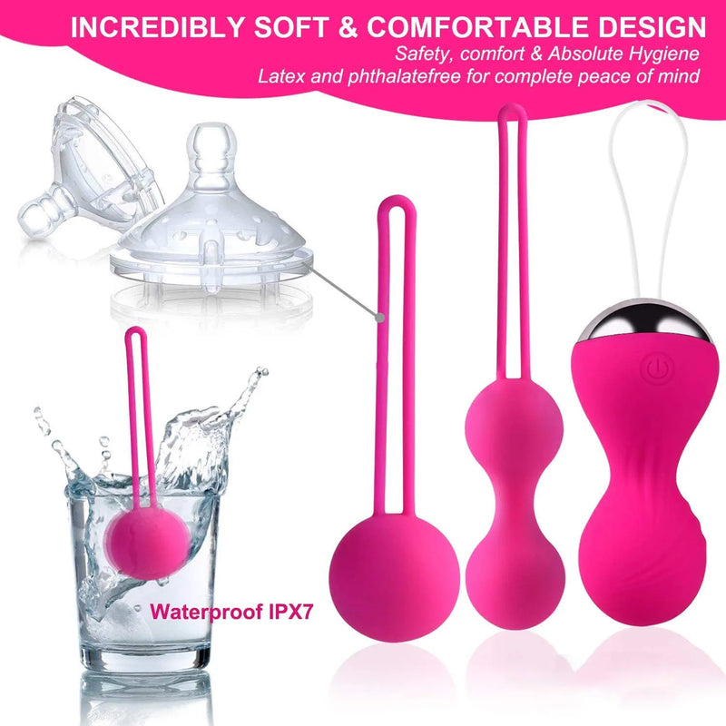 Safe Silicone Smart Ball Kegel Ball Private Care Vagina Tighten Exercise Machine Vaginal Geisha Ball Sex Toys for Women