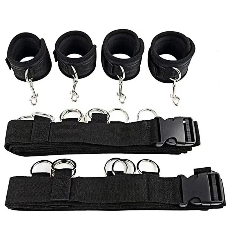Adult Toys SM Sex Restraint Handcuffs Slave Tools Sexy Wrist To Ankle Cuffs Open Leg Hand Toys Bondage For Couples Sex Games Toy