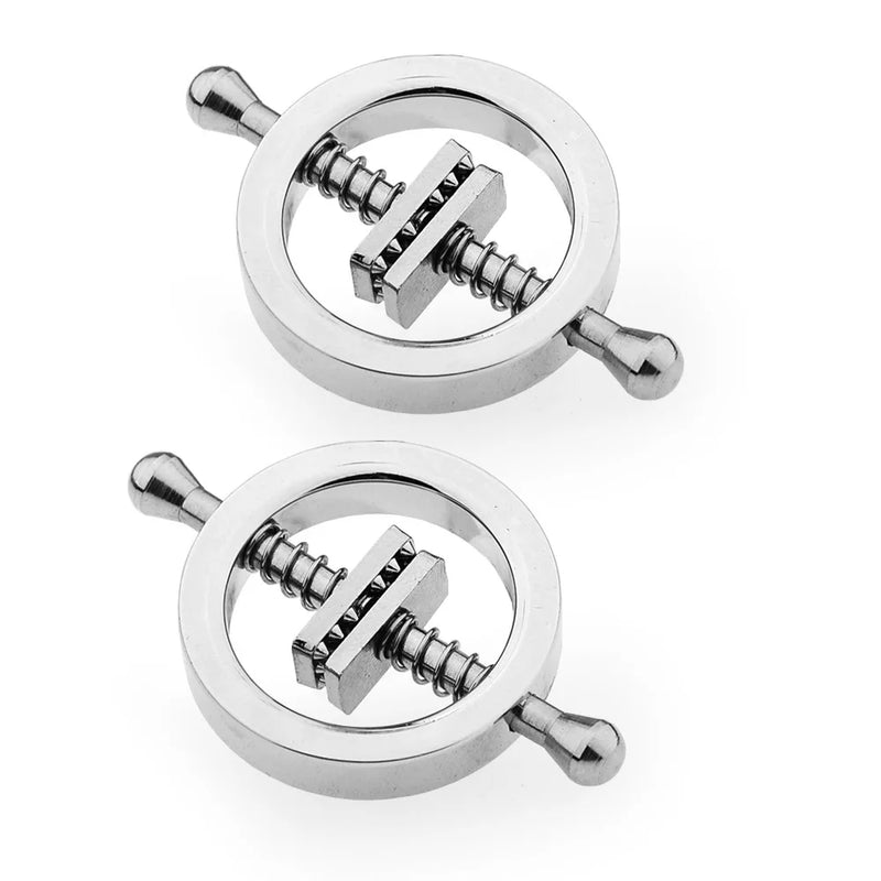 Stainless Steel Adjustable Nipple Clips Erotic Goods Nipple Stimulation Breast Bondage Restraint Fetish Bdsm Sex Toy for Woman