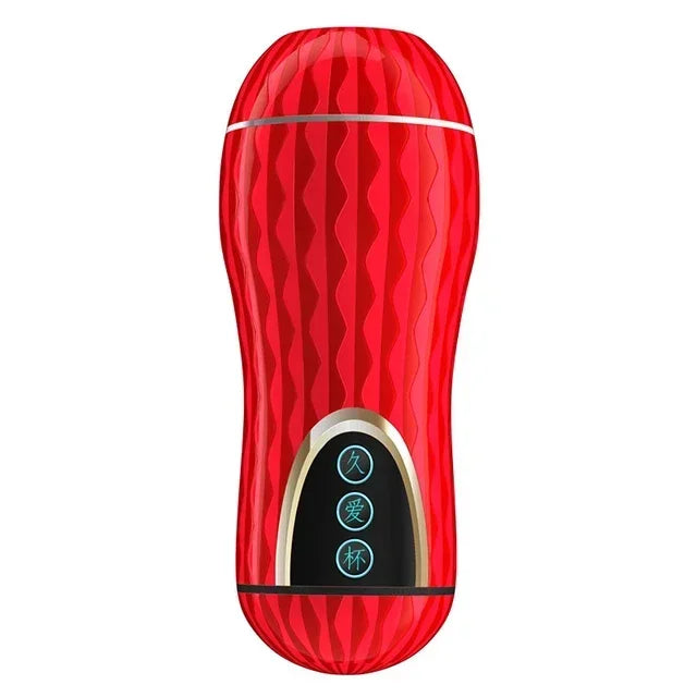 Realistic Pussy Vagina Male Masturbator Cup Soft Silicone Penis Sucking Oral Vibration Sex Machine Erotic Adult Sex Toys For Men