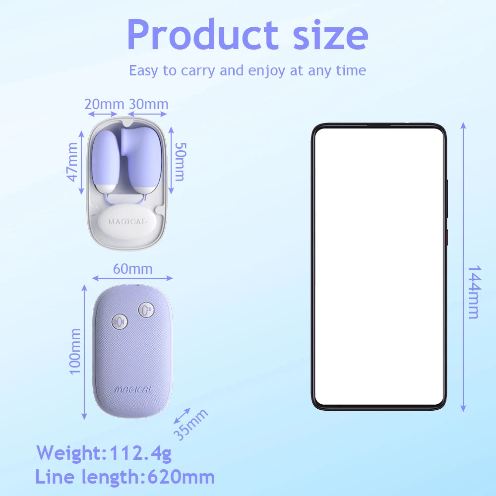 Magic Box Clitoral Sucking Vibrator with Vibrating Egg G Spot Nipple Sucker Stimulator 12 Speeds Vagina Ball Sex Toys for Woman