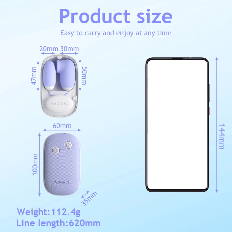 Magic Box Clitoral Sucking Vibrator with Vibrating Egg G Spot Nipple Sucker Stimulator 12 Speeds Vagina Ball Sex Toys for Woman