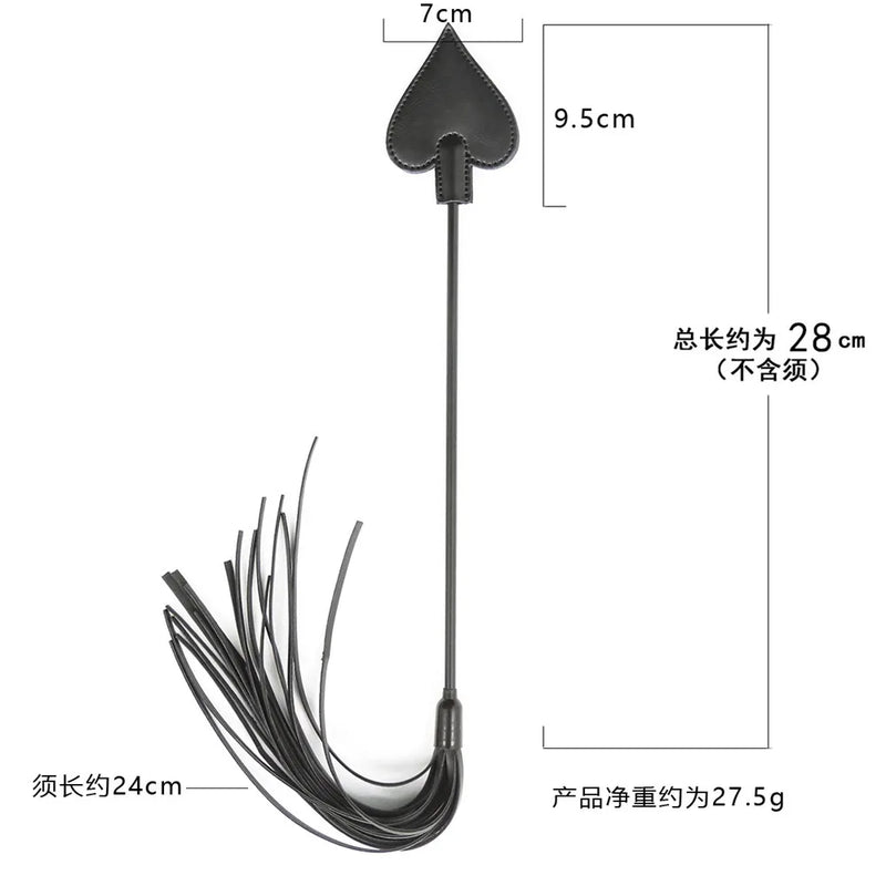 Erotic Accessories BDSM Bondage Slave Whip Restraints Fetish Spanking Flogger Whip Adults Games Sex Toys For Women Men Sexy