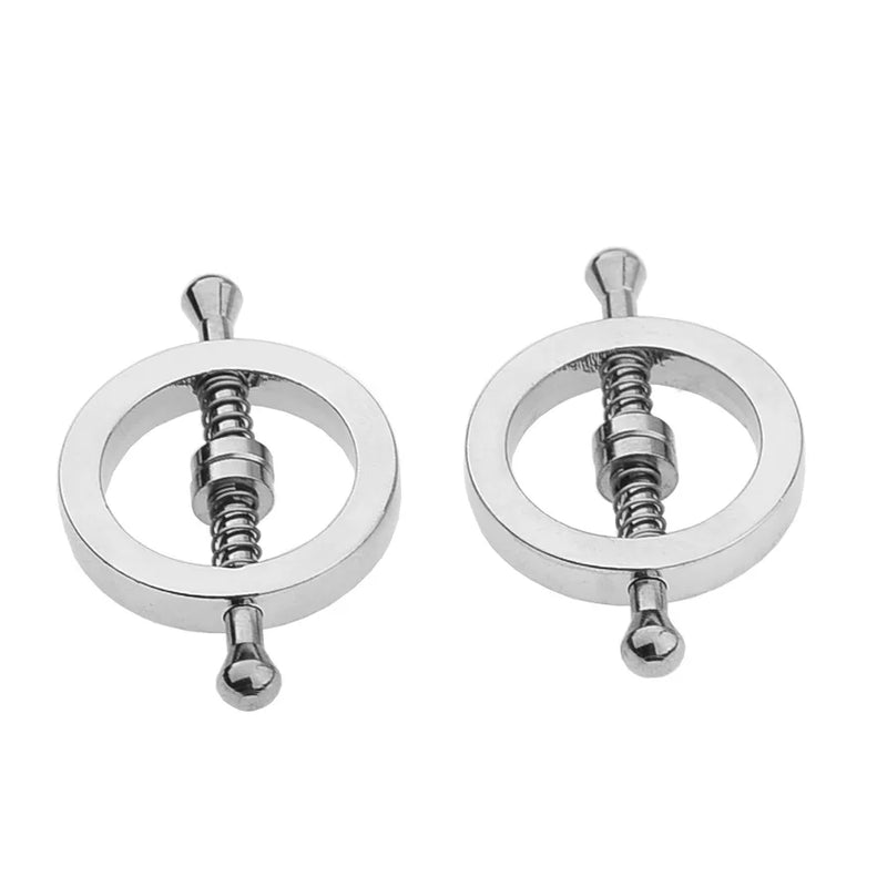 Stainless Steel Adjustable Nipple Clips Erotic Goods Nipple Stimulation Breast Bondage Restraint Fetish Bdsm Sex Toy for Woman