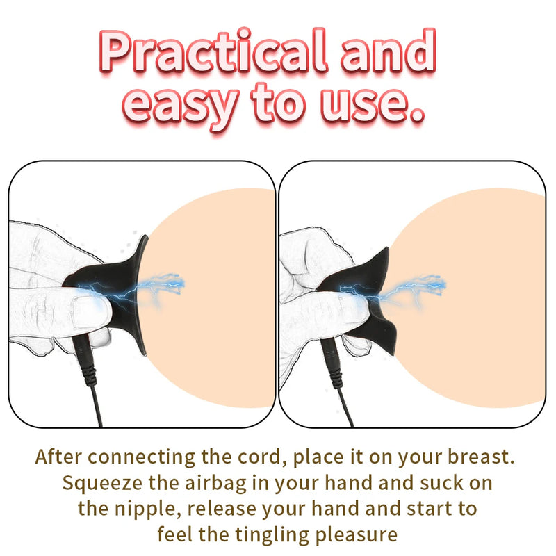 Electric Shock Nipples Clamps Breast Stimulation Metal Labium Clitoris Clips Slave Bdsm Bondage Chest Massage Bdsm Sex Toys 18+