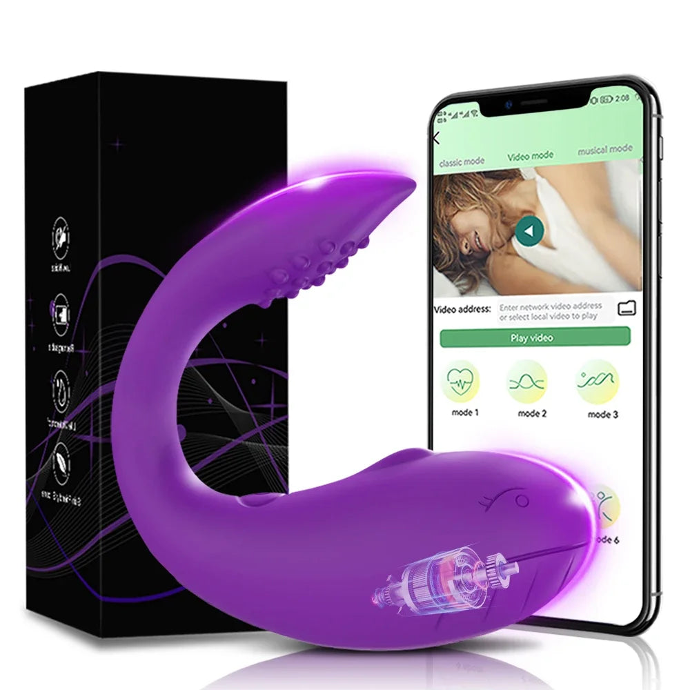 G Spot Vibrator Dildo Vibrating Egg for Women Female Wireless Bluetooth APP Control Wearable Vibrating Sex Toys for Adults Shop