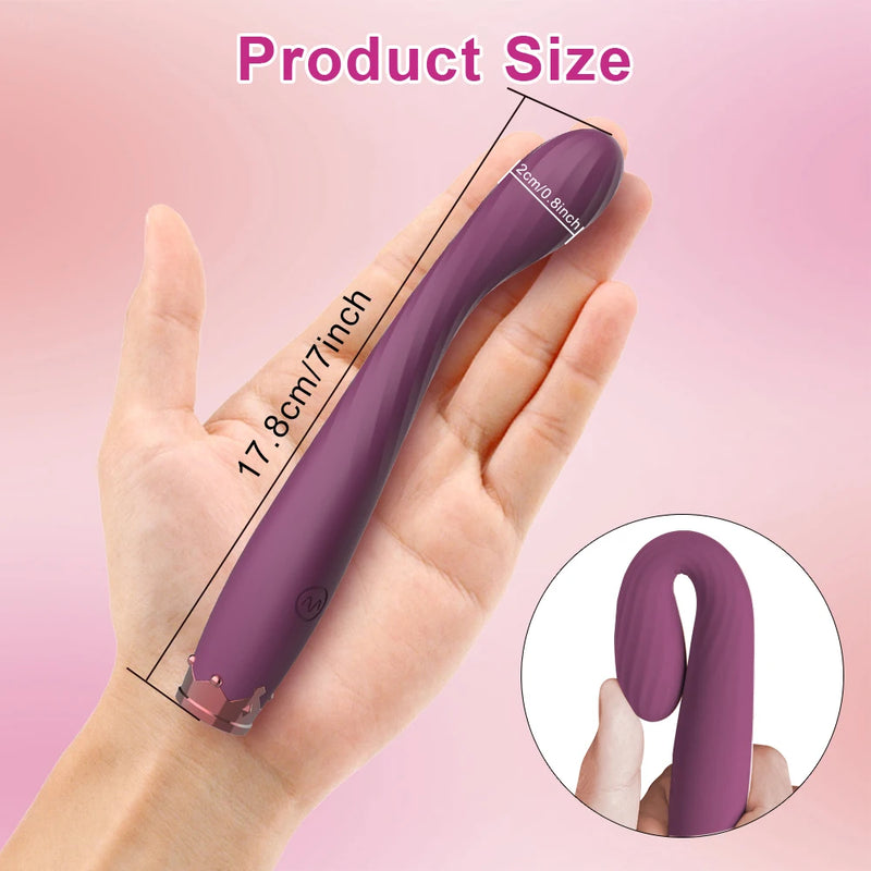 Beginner G-Spot Vibrator for Women 8 Seconds to Orgasm Finger Shaped Vibes Nipple Clitoris Stimulator Sex Toys for Adult Female