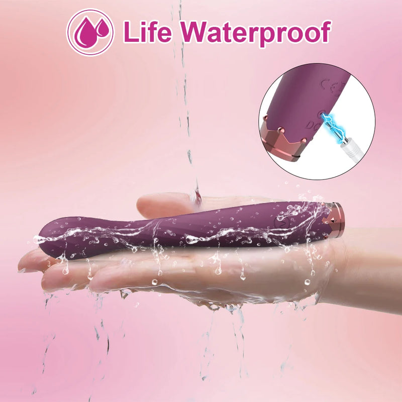 Beginner G-Spot Vibrator for Women 8 Seconds to Orgasm Finger Shaped Vibes Nipple Clitoris Stimulator Sex Toys for Adult Female