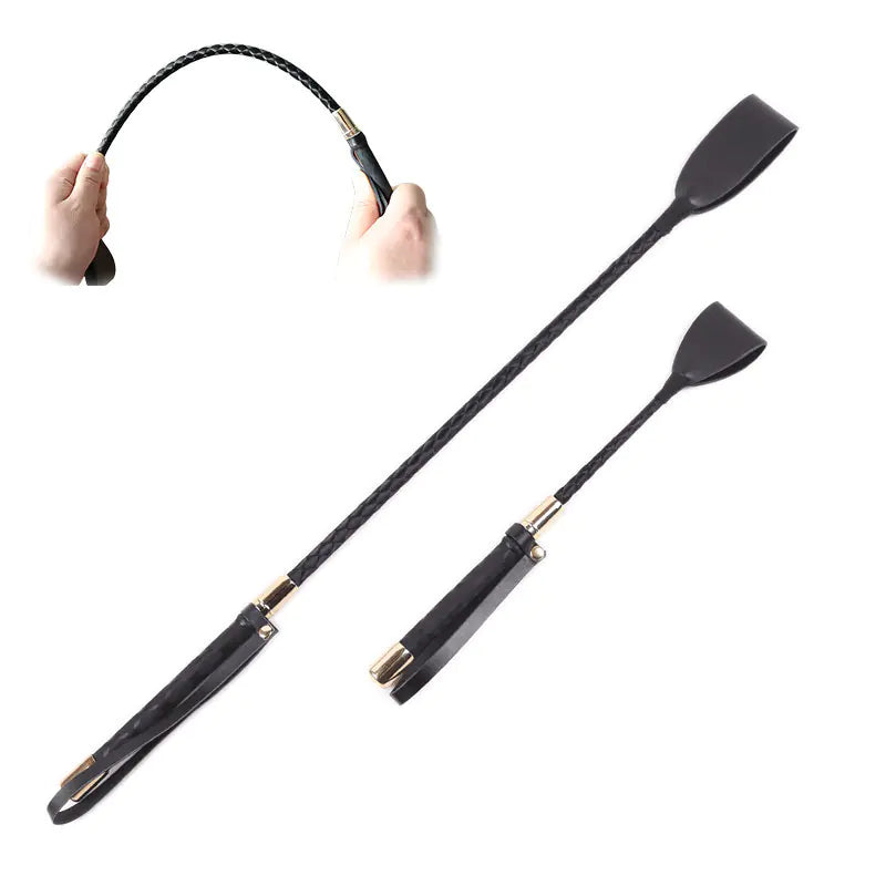 50 Shades Leather PU Whip for Role Play and Parties