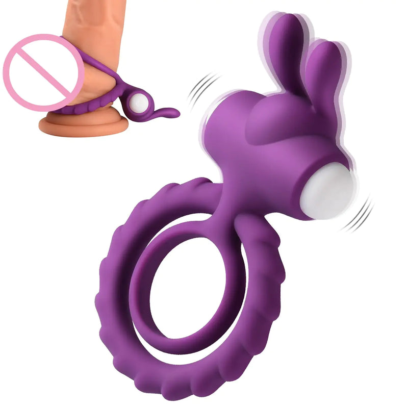 Men's Vibrating Cock Ring Adult Pleasure Device