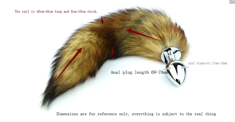 Fox Tail Butt Plug - Anal Toy for Stimulation